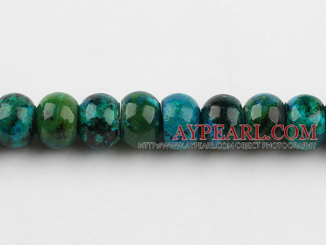 Chrysocolla beads, Green, 10*16mm, egg shape, Sold per 15.7-inch strand