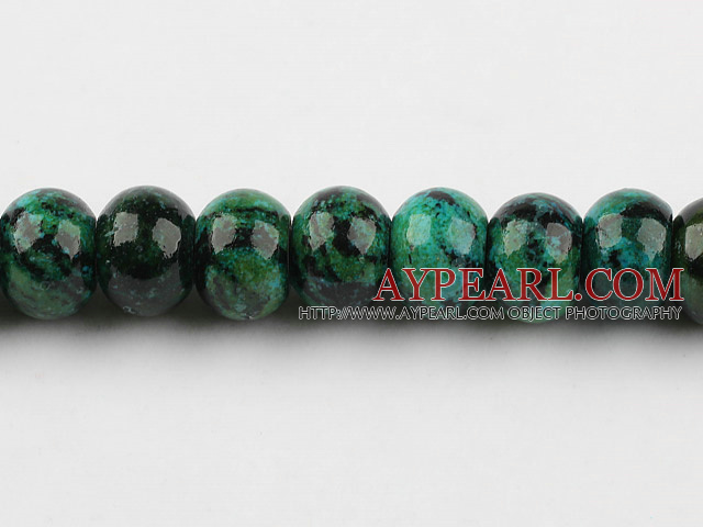 Chrysocolla beads, Green, 12*18mm, egg shape, Sold per 15.4-inch strand