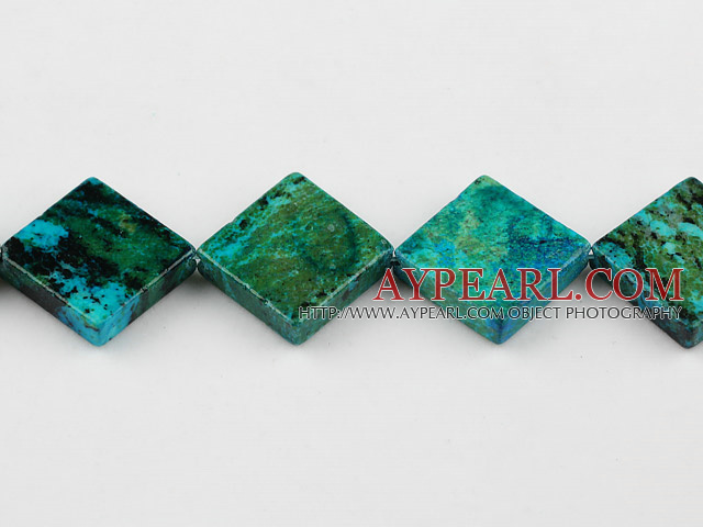 Chrysocolla beads, Green, 5*30mm opposite angles, Sold per 15.7-inch strand