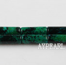 Chrysocolla beads, Green, 7*18mm cylinder shape, Sold per 15.7-inch strand