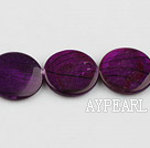 shell beads, spray painted ,3*20mm,purple,,sold per 15.75-inch strand