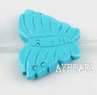 turquoise beads,6*25*35mm carved butterfly,blue,sold per 15.94-inch strand