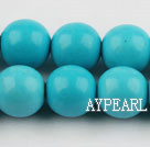 turquoise beads,14mm round,blue,about 10 strands/kg