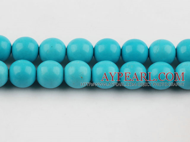 turquoise beads,14mm round,blue,about 10 strands/kg