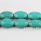 turquoise beads,6*20mm egg,green,about 33 strands/kg