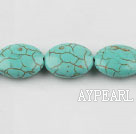 turquoise beads,6*14*18mm egg,green,about 22 strands/kg