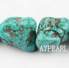 turquoise beads,6*24*30mm baroque,green,about 5 strands/kg