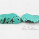 turquoise beads,6*14*26mm baroque,green,about 16 strands/kg