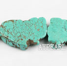 turquoise beads,6*26*28mm baroque,green,about 7 strands/kg