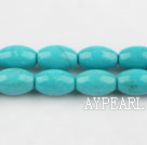 turquoise beads,8*12mm date core,blue,about 26 strands/kg