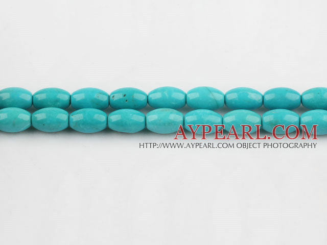 turquoise beads,8*12mm date core,blue,about 26 strands/kg