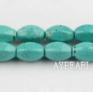 turquoise beads,9*13mm date core,green,about 22 strands/kg