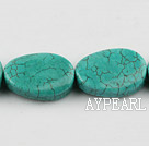 turquoise beads,8*18*26mm twisted egg,green,about 9 strands/kg