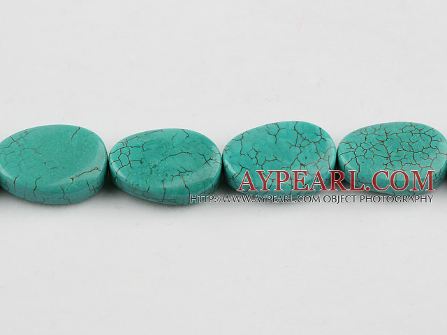 turquoise beads,8*18*26mm twisted egg,green,about 9 strands/kg