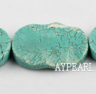 Turquoise Gemstone Beads, Green, 10*32*42mm lotus leaf shape,about 5 strands/kg