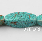 Turquoise Gemstone Beads, Green, 16*40mm opposite angles, square,about 6 strands/kg