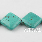 Turquoise Gemstone Beads, Green, 20*20mm opposite angels,about 12 strands/kg