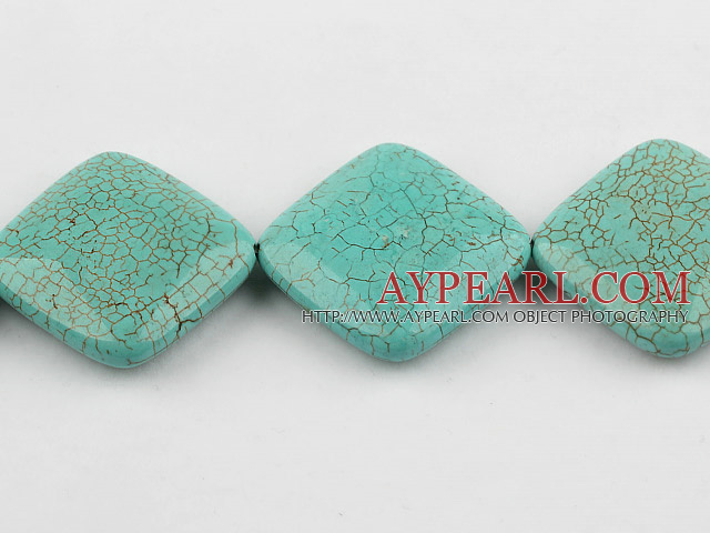 Turquoise Gemstone Beads, Green, 34*42mm big opposite angels,about 5 strands/kg