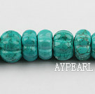 Turquoise Gemstone Beads, Green, 10*20mm pressed, pumpkin shape,about 5 strands/kg