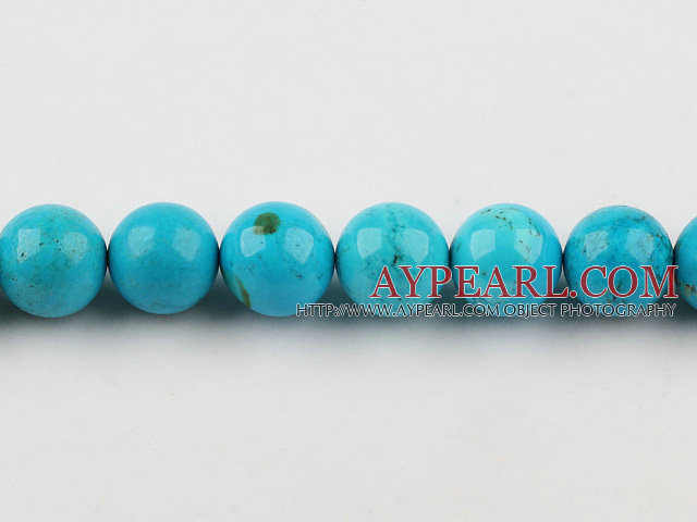 Turquoise Gemstone Beads, Blue, 16mm round,about 7 strands/kg