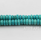 Turquoise Gemstone Beads, Green, 4*8mm abacus shape,about 29 strands/kg