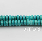 Turquoise Gemstone Beads, Green, 4*8mm abacus shape,about 29 strands/kg