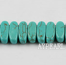 Turquoise Gemstone Beads, Green, 5*20mm fillet, rectangle,about 10 strands/kg