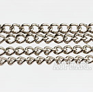 brass chain 3mm silver