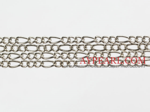 brass chain ,4mm silver,Sold per 39.37-inch strand