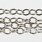 brass chain 5.1*7mm silver