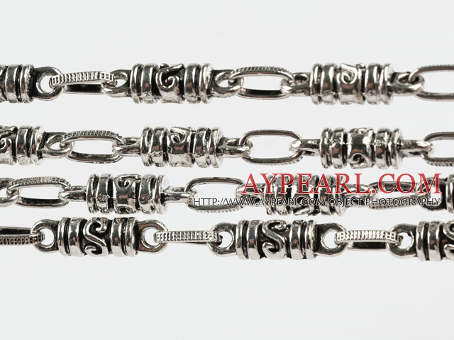 brass chain ,5*9*20mm silver, sold per 39.37inches