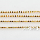 Brass chain, 1mm golden