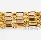 Brass chain, 4*9mm golden
