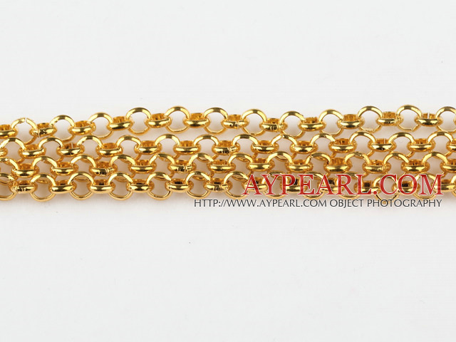 brass chain ,5mm golden, sold per 39.37inches