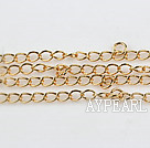 Brass chain, 4.5*7mm gold plated