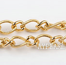 Brass chain,gold plated, 15*20mm. Sold per pkg of 5 meter.