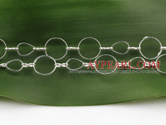 alloy chain ,10*18*20mm, hollow,sold per 39.37-inch strand