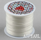 crystal elastic wire,0.03*8mm,white,sold per spool, about 3.93inches, Sold per pkg of 12 spool.