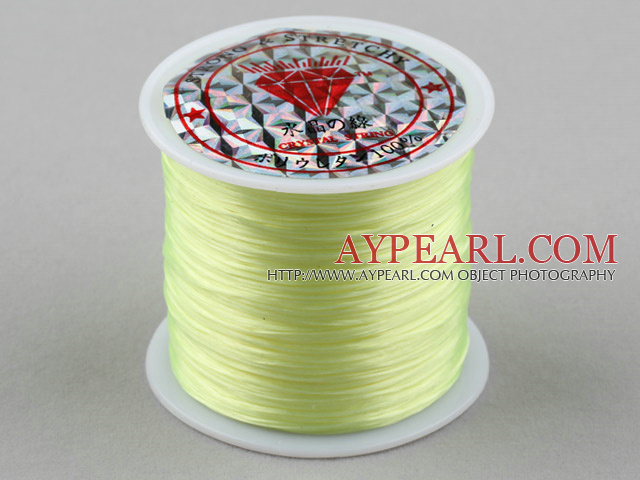 crystal elastic wire,0.03*8mm,brass green,sold per spool, about 3.93inches