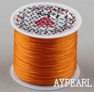 crystal elastic wire,0.03*8mm,Ginger,sold per spool, about 3.93inches