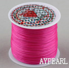 crystal elastic wire,0.03*8mm,pink,sold per spool, about 3.93inches