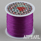 crystal elastic wire,0.03*8mm,violet,sold per spool, about 3.93inches