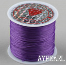 crystal elastic wire,0.03*8mm,purple,sold per spool, about 3.93inches