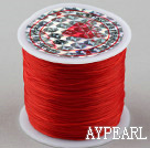 crystal elastic wire,0.03*8mm,red,sold per spool, about 3.93inches