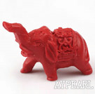 Cinnabar Beads,23*42mm,elephant red,Sold by each.