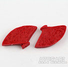 Cinnabar Beads,6*18*32mm,Red,Sold by each.