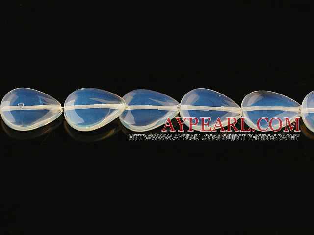 opal gemstone beads,5*15*20mm flat waterdrop,sold per 15.35inches strand