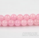 color jade beads,8mm,pink,sold per 15.75-inch strand