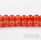 color jade beads,8mm,orange,sold per 15.75-inch strand