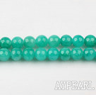color jade beads,6mm,green,sold per 15.75-inch strand